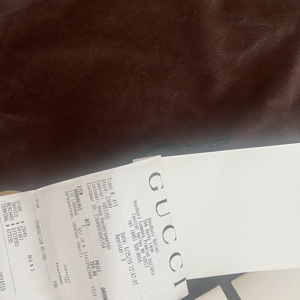 Gucci crossbody bag Guccissima Nylon Monogram Double Buckle Flap Vibrant Red - Picture 12 of 12